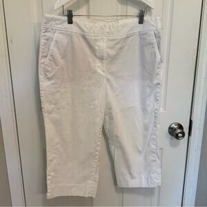 Talbots Pedal Pusher white Pants size 14